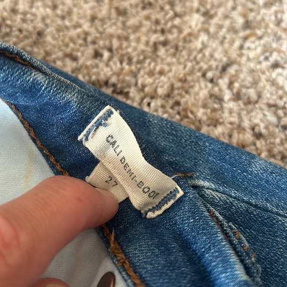 Cali Demi-Boot Jeans in Bronson Wash: Button-Front Edition size 27 - Picture 2 of 5